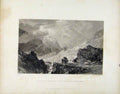 Original Old Antique Print Glencror Between Loch Long And Cairn Dhu Scotland