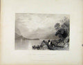 Old Antique Print Scotland C1839 Argyleshire Loch Leven Ballahuish Ferry 19th