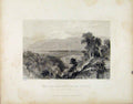 Original Old Antique Print Loch Ness Fyers Fall Inverness Scotland