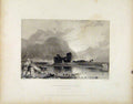 Original Old Antique Print Inverlochy Castle Inverness Scotland 1839 Victorian