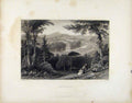 Original Old Antique Print Inverness Town City C1839 Scotland Art 19th