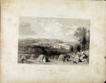 Original Old Antique Print Cstream English Side C1839 Scotland 19th