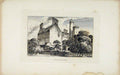 Original Old Antique Print Wintowun House Fine Art Etching 1830 19th Century