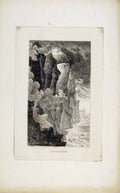 Original Old Antique Print Etching Fine Art C1830 Earnsheugh 19th Century