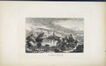 Original Old Antique Print C1830 Etching Bothwell Bridge Fine Art 19th Century