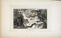 Original Old Antique Print Etching Black Linn Fine Art C1830 19th Century