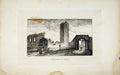 Original Old Antique Print The Kirk Field Etching C1830 Fine Art 19th Century