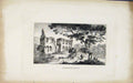 Original Old Antique Print Dundranen Abbey Etching Fine Art 1830 19th Century