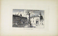 Original Old Antique Print Etching C1830 Parliament Close Fine Art 19th Century