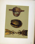 Original Old Antique Print Prince Charlies Quaigh C1893 Editorial 19th