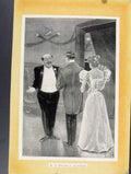 Original Old Vintage Print Le Baron Wrathful C1924 Sketches Social Ball 20th
