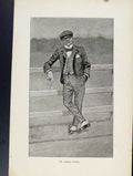 Original Old Vintage Print Binkie Junior Sketched Portrait C1924 20th Century