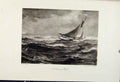Original Old Antique Print Gale Wind C1898 The Encyclopedia Sport Sailing 19th
