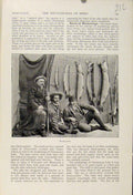 Original Old Antique Print Muskalonge C1898The Encyclopedia Sport 19th
