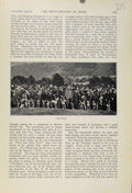 Original Old Antique Print Trail Race Dogs The Encyclopedia Sport