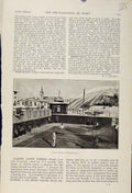 Original Old Antique Print Lawn Tennis Switzerland C1898 The Encyclopedia Sport
