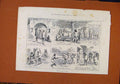 Original Old Antique Print Buying Pony Indian C1887 Illustrated London News 19th