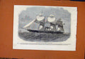 Original Old Antique Print Screw Steam Shimp C1859 Illustrated London News 19th