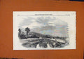 Original Old Antique Print Bath West England Agricultural Banstaple C1359