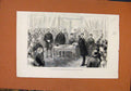 Original Old Antique Print Prince Wales Opening Royal College Music C1883 19th