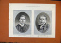 Original Old Antique Print Welldon Head Master Harrow School Rev Currie C1885