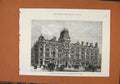 Original Old Antique Print Mercers Compnay Building Cheapside C1881 London News