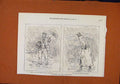 Original Old Antique Print Sketches At Boat Race C1872 Illustrated London News