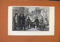 Original Old Antique Print Bulgarian Crisis Russians Seducing Garrison C1887