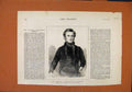 Original Old Antique Print The Graphic Brights Seventieth Birthday 1843 Portrait