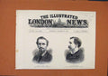 Original Old Antique Print George Shaw Edgar Vincent Portraits C1883 London News