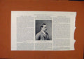 Original Old Antique Print Metroplotian Plice Magistrate C1890 19th