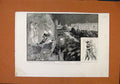Original Old Antique Print Visit King Italy To Berlin C1889 Graph 19th