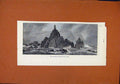 Original Old Antique Print New Lighthouse Corbiere Rocks Jersey C1874 Victorian