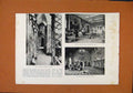 Original Old Antique Print Armoury Warwick Castle Illustrated London News
