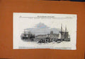 Original Old Antique Print Port Lynn East Anglian Railway C1847 19th
