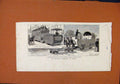 Original Old Antique Print Beaumont Compressed Air Engine C1880 19th