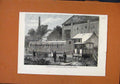Original Old Antique Print Experiments Fairlies Steam Carriage C1869 Victorian