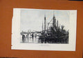Original Old Antique Print Fishing Boats Venice C1888 Illustrated London News