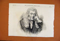 Original Old Antique Print C1870 New Vice Hancellor Sir Bacon From London News