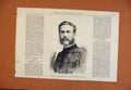 Original Old Antique Print Captin George Pearse Queens Prize Wimbledon C1875