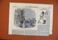 Original Old Antique Print C1845 Scene From Opera Enchantress Drury Land Theatre