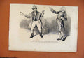 Original Old Antique Print Scene From Rivals Charing Cross Theatre C1872 19th