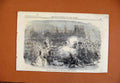 Original Old Antique Print C1850 Scene From Huguenots Her Majesty Theatre 19th