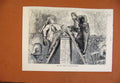 Original Old Antique Print Scene From Nemesis Strand Theatre C1873 Victorian