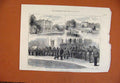 Original Old Antique Print State Ireland Gentlemans Residence C1881 Victorian