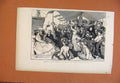 Original Old Antique Print C1872 Millwall School Childresn Holiday Victorian