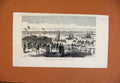 Original Old Antique Print British Association South Pot Sands Pier C1883 19th