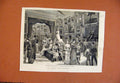 Original Old Antique Print Fine Art Institution Picture Gallery Masters