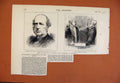 Original Old Antique Print Trail City Glasgow Bank Directors Edinburgh C1879