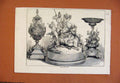 Original Old Antique Print Ascot Plate C1872 From London News 19th